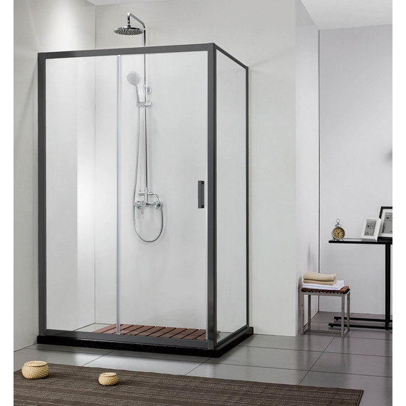 Душевая дверь Aquatek 120 см AQ ARI RA 12020BL, чёрный/прозрачное - 4 Душевая дверь Aquatek 120 см AQ ARI RA 12020BL, чёрный/прозрачное фото 4