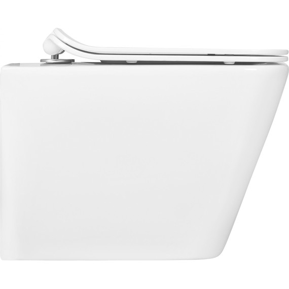 Унитаз подвесной безободковый Aquatek Дельта AQ1911-00 с тонкой крышкой микролифт - 7 Унитаз подвесной безободковый Aquatek Дельта AQ1911-00 с тонкой крышкой микролифт фото 7