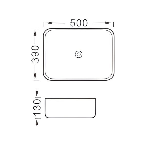 Раковина-чаша Aquatek Вега 50 см AQ5515-MG, серый матовый - 5 Раковина-чаша Aquatek Вега 50 см AQ5515-MG, серый матовый фото 5