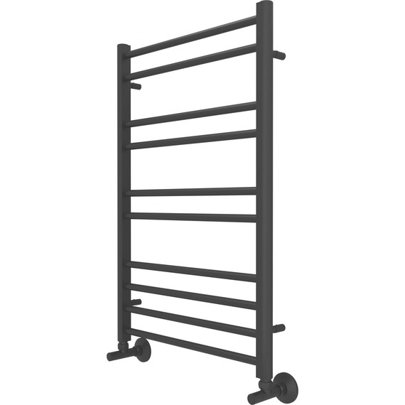 Полотенцесушитель водяной Aquatek Вега П10 500х800 мм AQ DR1080BL, чёрный муар фото 6