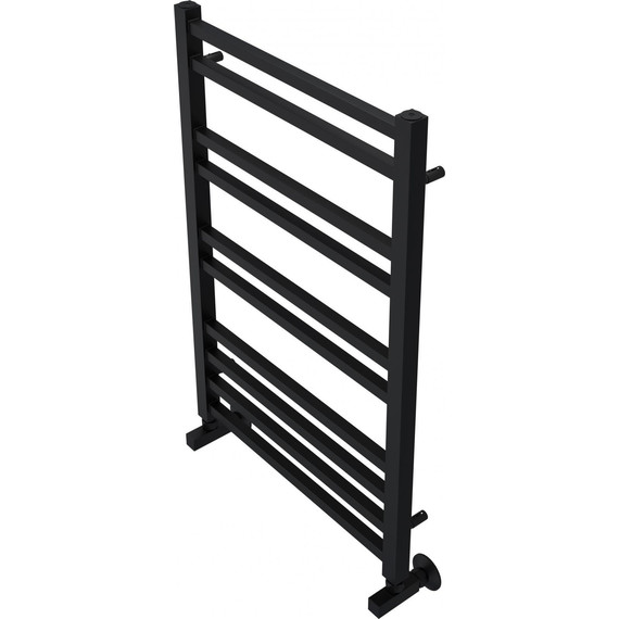 Полотенцесушитель водяной Aquatek Альтаир П10 500х800 мм AQ KK1080BL, чёрный муар фото 2