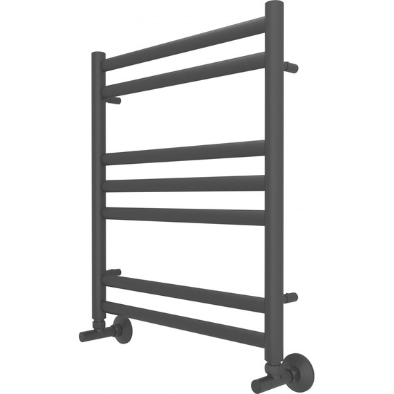 Полотенцесушитель водяной Aquatek Оберон П7 500х600 мм AQ RO0760BL, чёрный муар фото 6