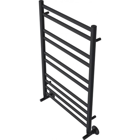 Полотенцесушитель водяной Aquatek Оберон П10 500х800 мм AQ RO1080BL, чёрный муар фото 2