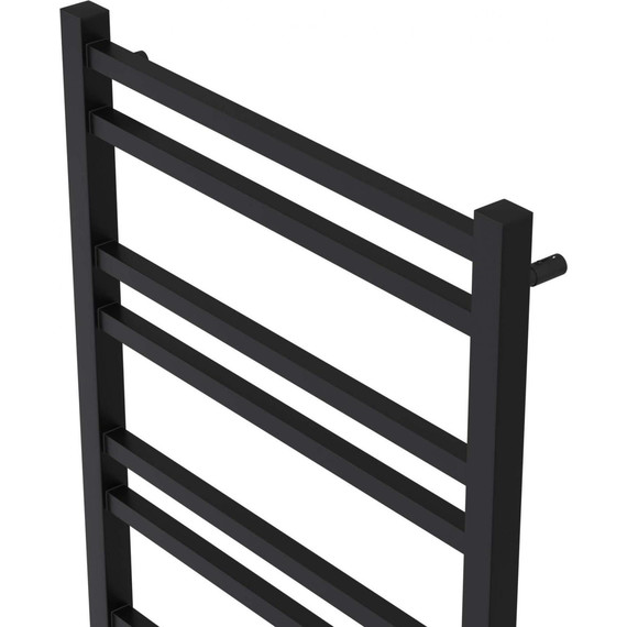 Полотенцесушитель электрический Aquatek Альтаир П10 500х900 мм AQ EL KP1090BL, чёрный муар фото 3