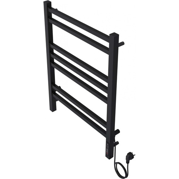 Полотенцесушитель электрический Aquatek Альтаир П7 500х700 мм AQ EL KP0770BL, чёрный муар фото 6