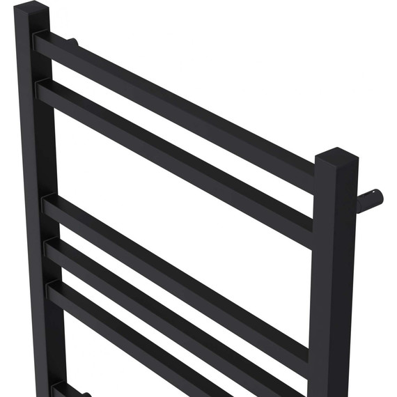 Полотенцесушитель электрический Aquatek Альтаир П7 500х700 мм AQ EL KP0770BL, чёрный муар фото 3