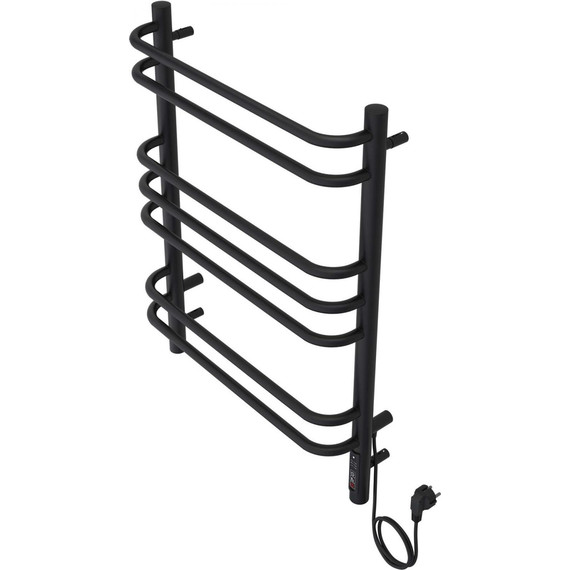 Полотенцесушитель электрический Aquatek Пандора П7 500х700 мм AQ EL RPC0770BL, чёрный муар фото 6