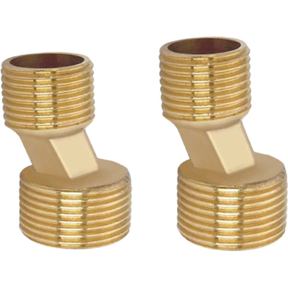 Вентиль запорный угловой Aquatek круглый AQ 1020CH фото 3