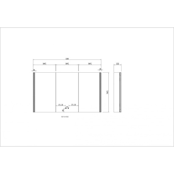 Зеркало-шкаф Aquatek 120 см AQ7129-MLC фото 10