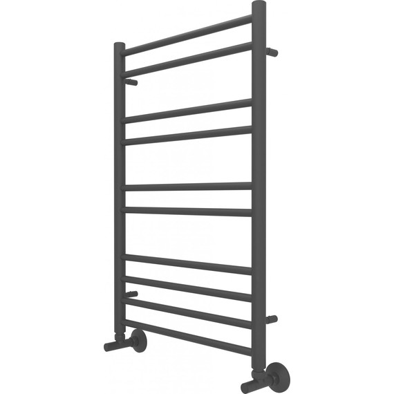 Полотенцесушитель водяной Aquatek Либерти П10 500х800 мм AQ RR1080BL, чёрный муар фото 6