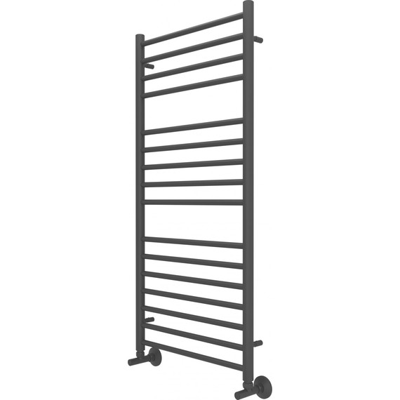 Полотенцесушитель водяной Aquatek Либерти П16 500х1100 мм AQ RR1610BL, чёрный муар фото 6