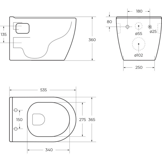Инсталляция с подвесным безободковым унитазом BelBagno Loto BB070CHR/SC/BB026/BB041CR (кнопка смыва, хром) - 12 Инсталляция с подвесным безободковым унитазом BelBagno Loto BB070CHR/SC/BB026/BB041CR (кнопка смыва, хром) фото 12