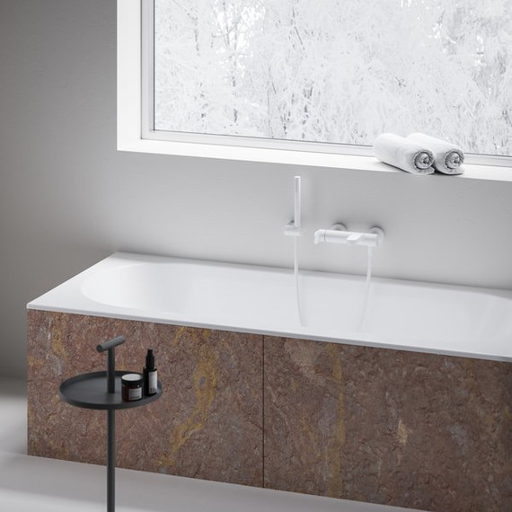 Смеситель для ванны Ravak Eleganta EL 022.10WV X070256, белый матовый фото 2