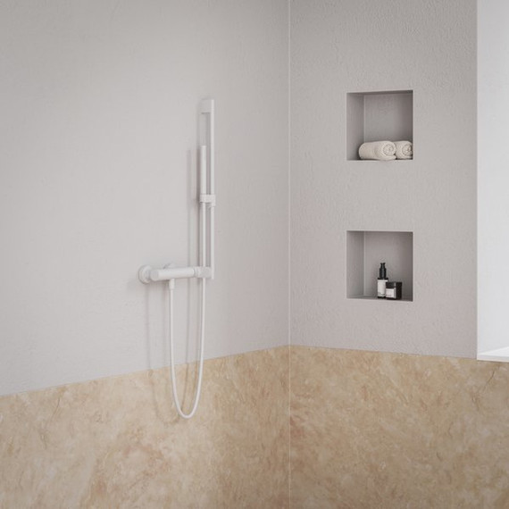 Смеситель для душа Ravak Eleganta EL 032.10WV X070257, белый матовый фото 2