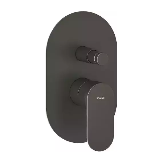 Смеситель для ванны Ravak Eleganta EL 061.20GB.O2 X070335, графит матовый фото 