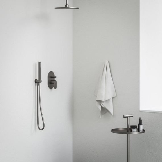 Смеситель для ванны Ravak Eleganta EL 061.20GB.O2 X070335, графит матовый - 2 Смеситель для ванны Ravak Eleganta EL 061.20GB.O2 X070335, графит матовый фото 2