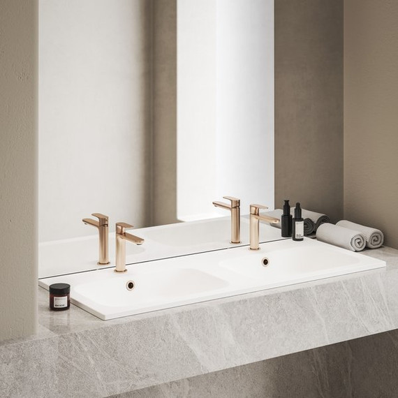 Смеситель для раковины Ravak Eleganta EL 012.60RGB X070364, розовое золото фото 2