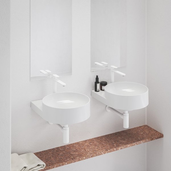 Смеситель для раковины Ravak Eleganta EL 014.10WV X070385, белый матовый - 2 	Смеситель для раковины Ravak Eleganta EL 014.10WV X070385, белый матовый фото 2