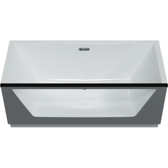 Ванна отдельностоящая Aima Neo 170x75 см (стекло серое матовое) фото 2