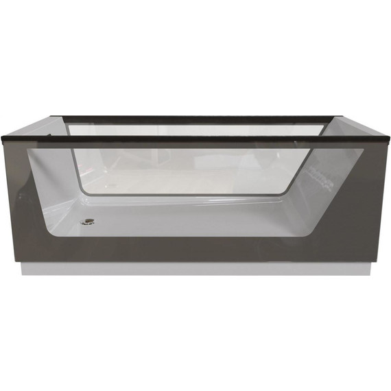 Ванна отдельностоящая Aima Neo 170x75 см (2 стекла серый матовый) фото 3