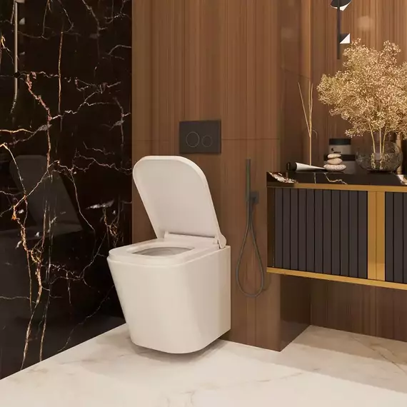 Унитаз подвесной безободковый Veconi Pulito Rimless VCN2-49R с крышкой микролифт фото 3