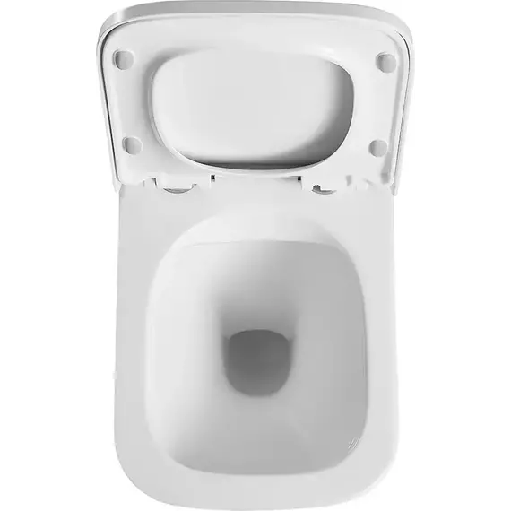 Унитаз подвесной безободковый Veconi Pulito Rimless VCN2-49R с крышкой микролифт фото 7