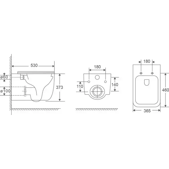 Унитаз подвесной безободковый Veconi Pulito Tornado VCN2-53T (Система смыва торнадо) с крышкой микролифт фото 2