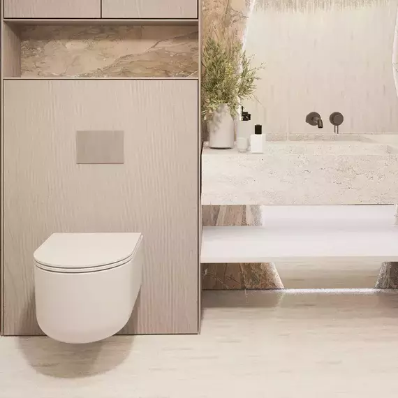 Унитаз подвесной безободковый Veconi Leggero Tornado VCN3-49T (Система смыва торнадо) с крышкой микролифт фото 2