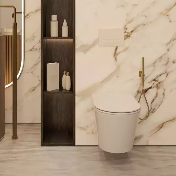 Унитаз подвесной безободковый Veconi Leggero Tornado VCN3-51T (Система смыва торнадо) с крышкой микролифт фото 2