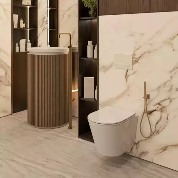 Унитаз подвесной безободковый Veconi Leggero Tornado VCN3-51T (Система смыва торнадо) с крышкой микролифт фото 5