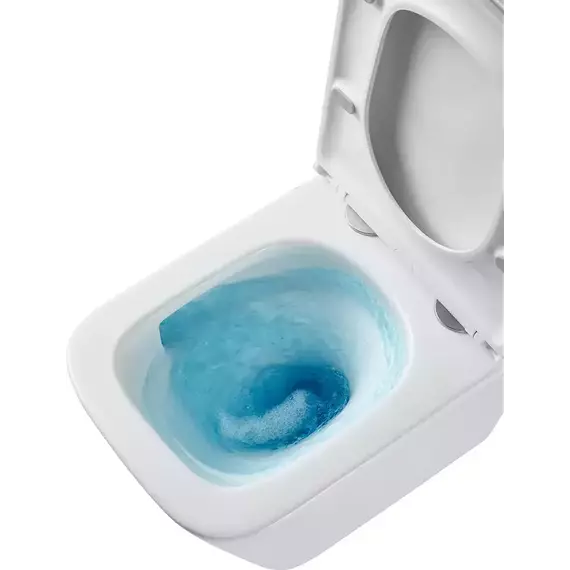 Унитаз подвесной безободковый Veconi Leggero Tornado VCN3-51T (Система смыва торнадо) с крышкой микролифт фото 7