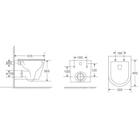 Унитаз подвесной безободковый Veconi Leggero Tornado VCN3-51T (Система смыва торнадо) с крышкой микролифт фото 8