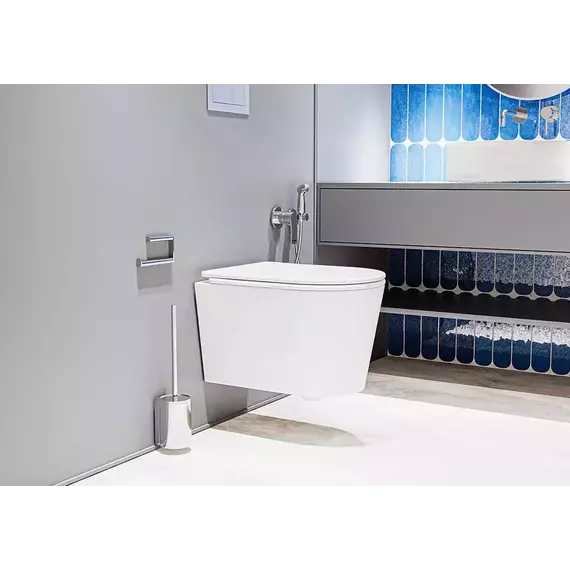 Унитаз подвесной безободковый Veconi Ruga VRU-52T (Система смыва торнадо) с крышкой микролифт фото 2