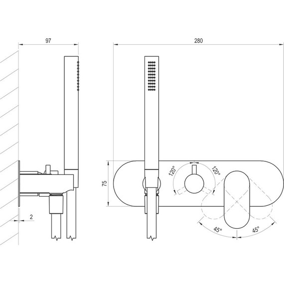 Смеситель для душа Ravak 3 потребителя Eleganta EL 068.00CR.O3+S X070216 - 5 Смеситель для душа Ravak 3 потребителя Eleganta EL 068.00CR.O3+S X070216 фото 5