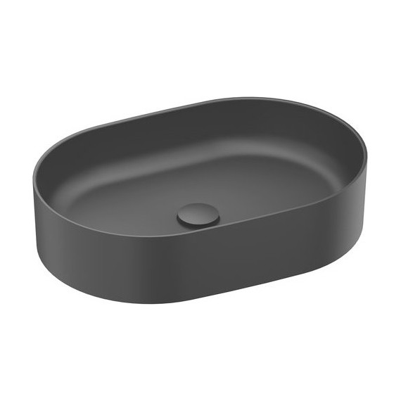 Раковина-чаша Ravak Ceramic 550 O Slim 55 см XJX0D155000, чёрный матовый фото 