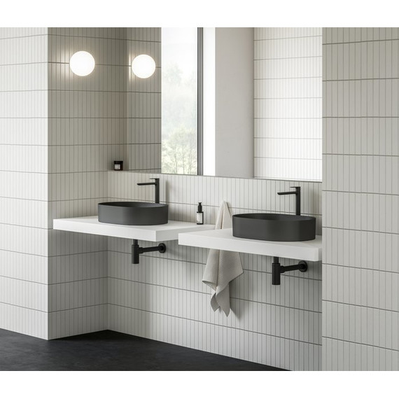 Раковина-чаша Ravak Ceramic 550 O Slim 55 см XJX0D155000, чёрный матовый фото 4