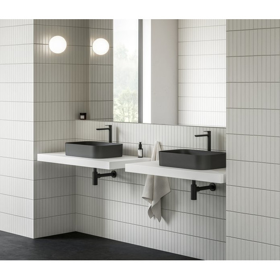 Раковина-чаша Ravak Ceramic 550 R Slim 55 см XJX0D155001, чёрный матовый фото 4