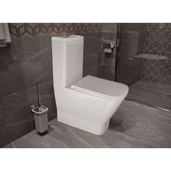 Унитаз-компакт безободковый Azario Joy AZ-2168-UQ3 с крышкой микролифт (система смыва Торнадо) - 18 Унитаз-компакт безободковый Azario Joy AZ-2168-UQ3 с крышкой микролифт (система смыва Торнадо) фото 18