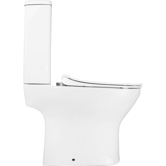 Унитаз-компакт безободковый Azario Mist AZ-45 с тонкой крышкой микролифт фото 11