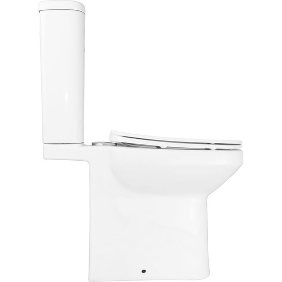 Унитаз-компакт безободковый Azario Wandy AZ-56D с тонкой крышкой микролифт фото 12