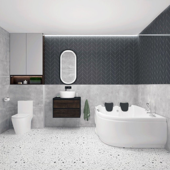 Ванна гидромассажная EvaGold 170x120 см L OLB-807 фото 5