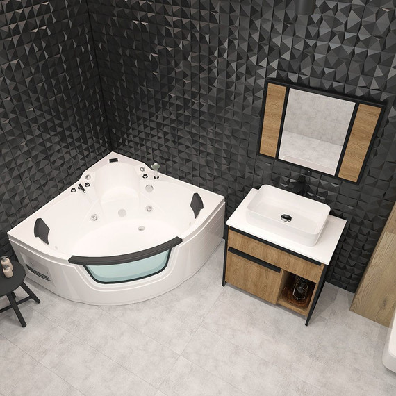 Ванна гидромассажная EvaGold 150x150 см OLB-840 фото 4