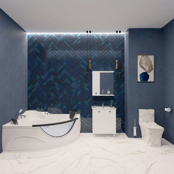 Ванна гидромассажная EvaGold 155x155 см OLB-806 фото 4