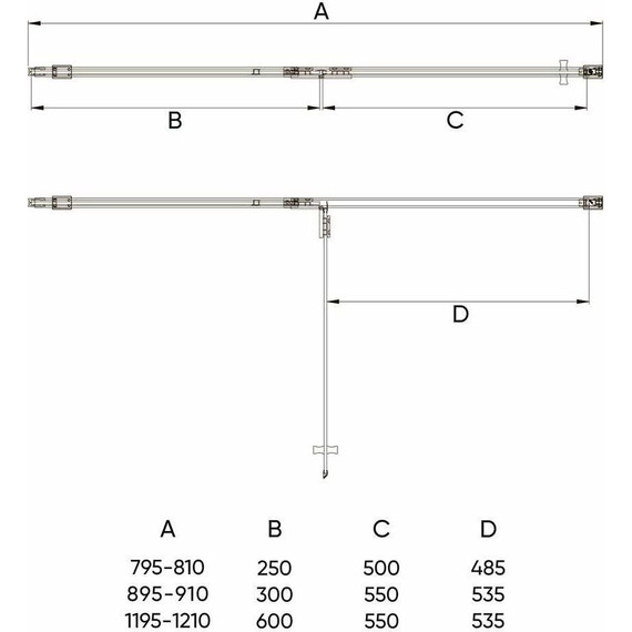 Душевая дверь Veconi Vianno 120 см VN73G-120-01-C4, золото/прозрачное - 3 Душевая дверь Veconi Vianno 120 см VN73G-120-01-C4, золото/прозрачное фото 3