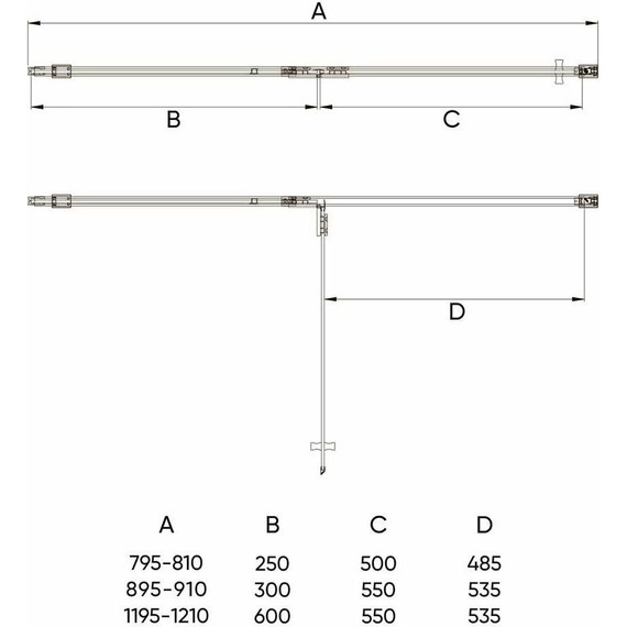 Душевая дверь Veconi Vianno 90 см VN73R/R-90-06-C4, хром/матовое - 3 Душевая дверь Veconi Vianno 90 см VN73R/R-90-06-C4, хром/матовое фото 3