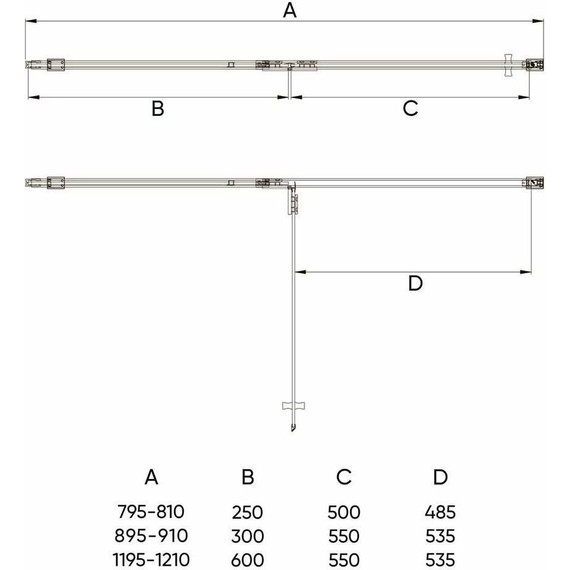 Душевая дверь Veconi Vianno 100 см VN73R/R-100-06-C4, хром/матовое - 3 Душевая дверь Veconi Vianno 100 см VN73R/R-100-06-C4, хром/матовое фото 3