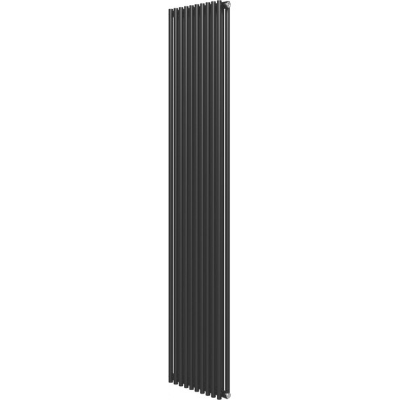 Вертикальный радиатор Royal Thermo Shift R22 C2180 420x1800 мм (10 секций) чёрный фото 
