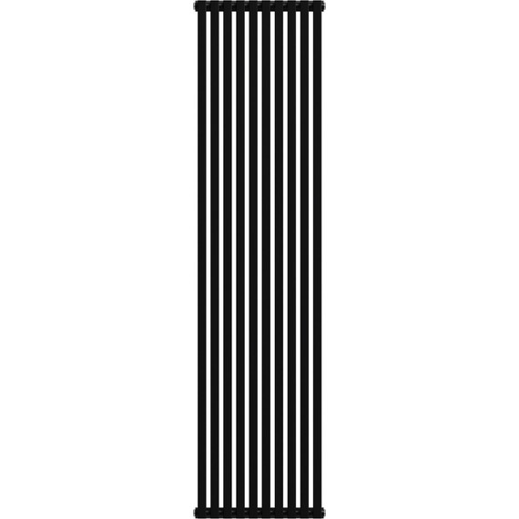 Вертикальный радиатор Royal Thermo Shift Q30 C2180 450x1800 мм (10 секций) чёрный фото 2