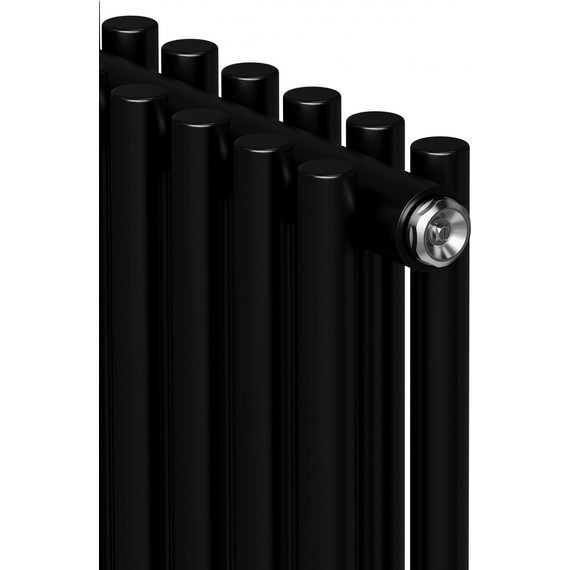 Вертикальный радиатор Royal Thermo Shift R22 C2180 180x1800 мм (4 секции) чёрный фото 4