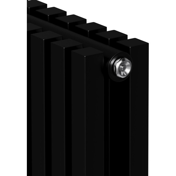 Вертикальный радиатор Royal Thermo Shift Q30 C2180 450x1800 мм (10 секций) чёрный фото 4